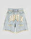 "Angélic Artifact" Denim Shorts