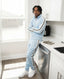 Light Blue "Angelic" Track Pants