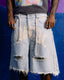 "Angélic Artifact" Denim Shorts