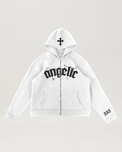 セットアップ IONSEOUL Angelica Logo Zip up Training Set up HJ5D0006 Cloud