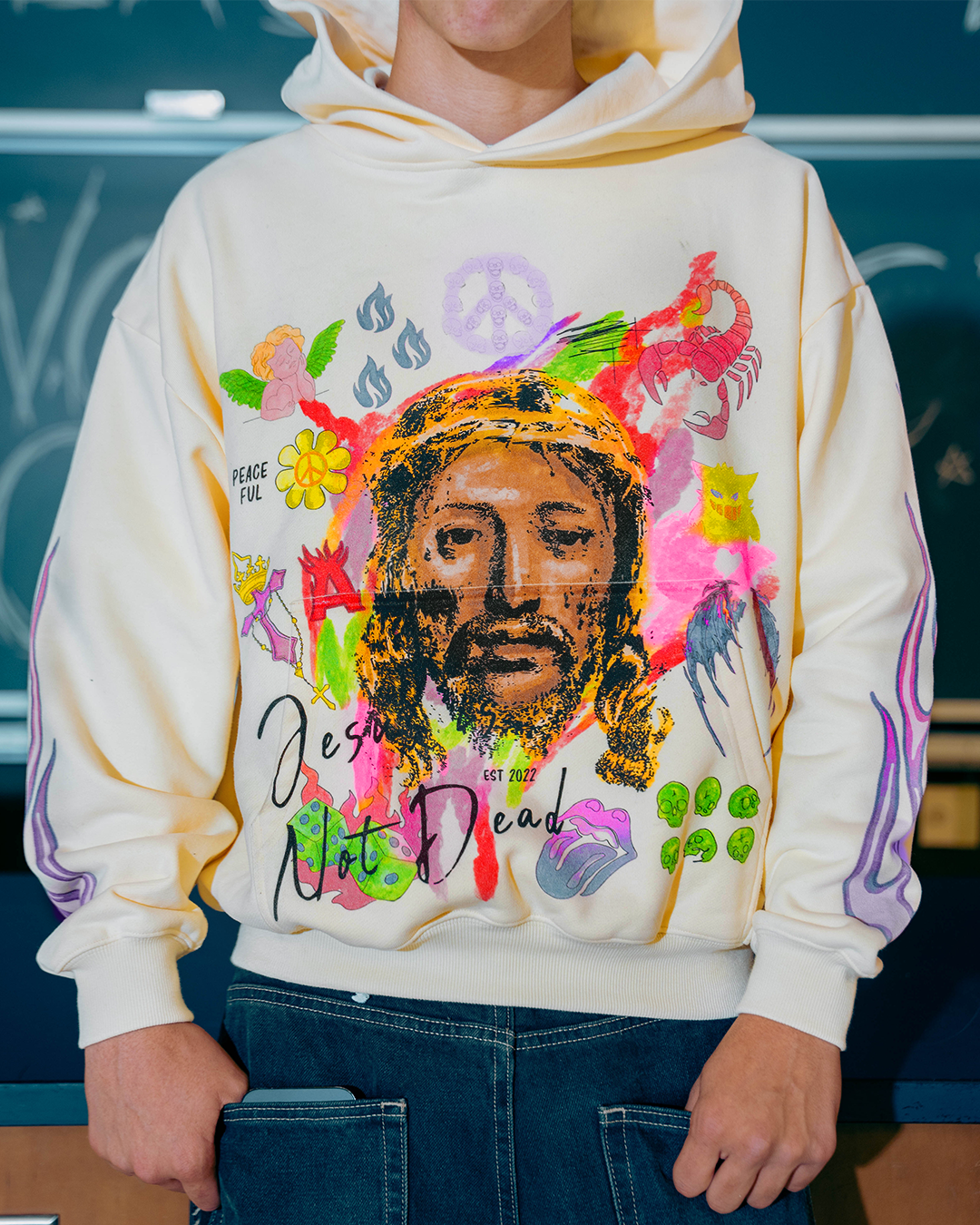 Graphic "Jesus" Hoodie